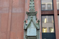 17-6 1831 Founders Memorial Has A Small Spire Complete With Grotesques Next To NYU Bobst Library New York Washington Square Park